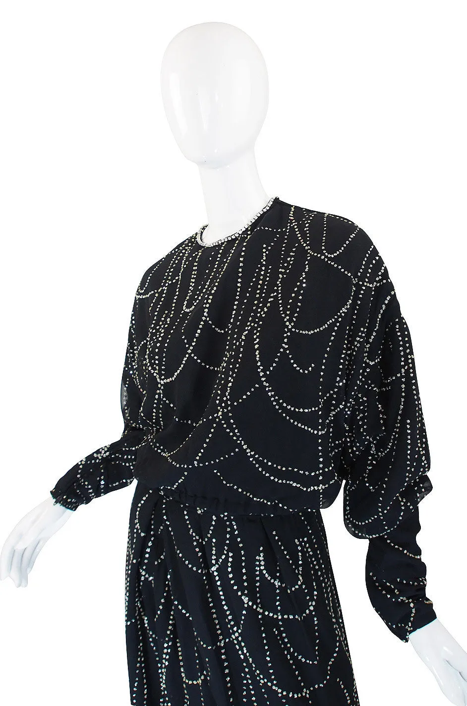 1960s George Halley Glitter & Silk 2 piece