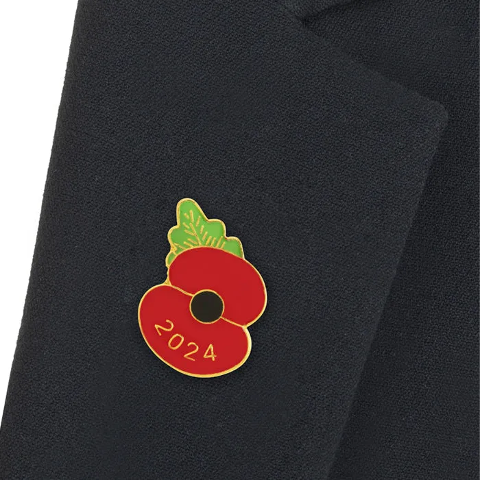 2024 Dated Poppy Lapel Pin - £5