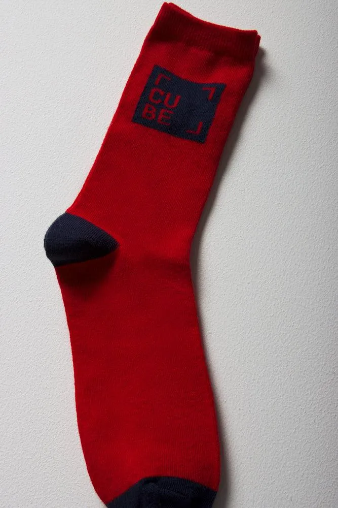 5 Pack Socks Blue & Red