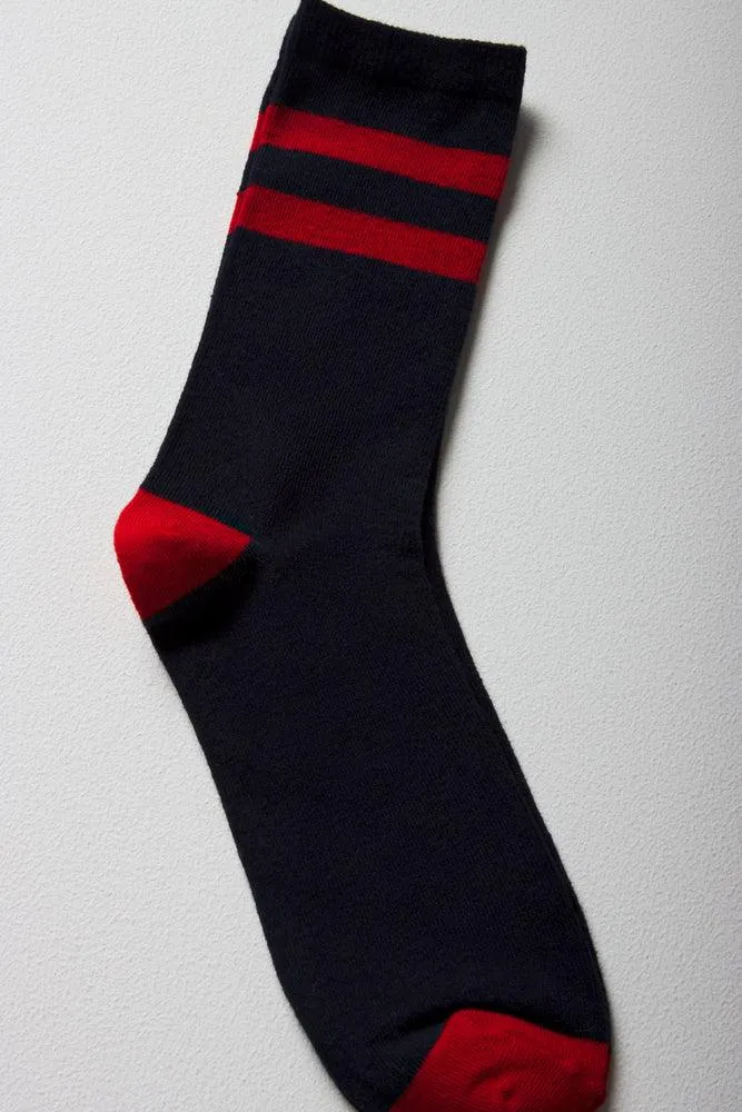 5 Pack Socks Blue & Red