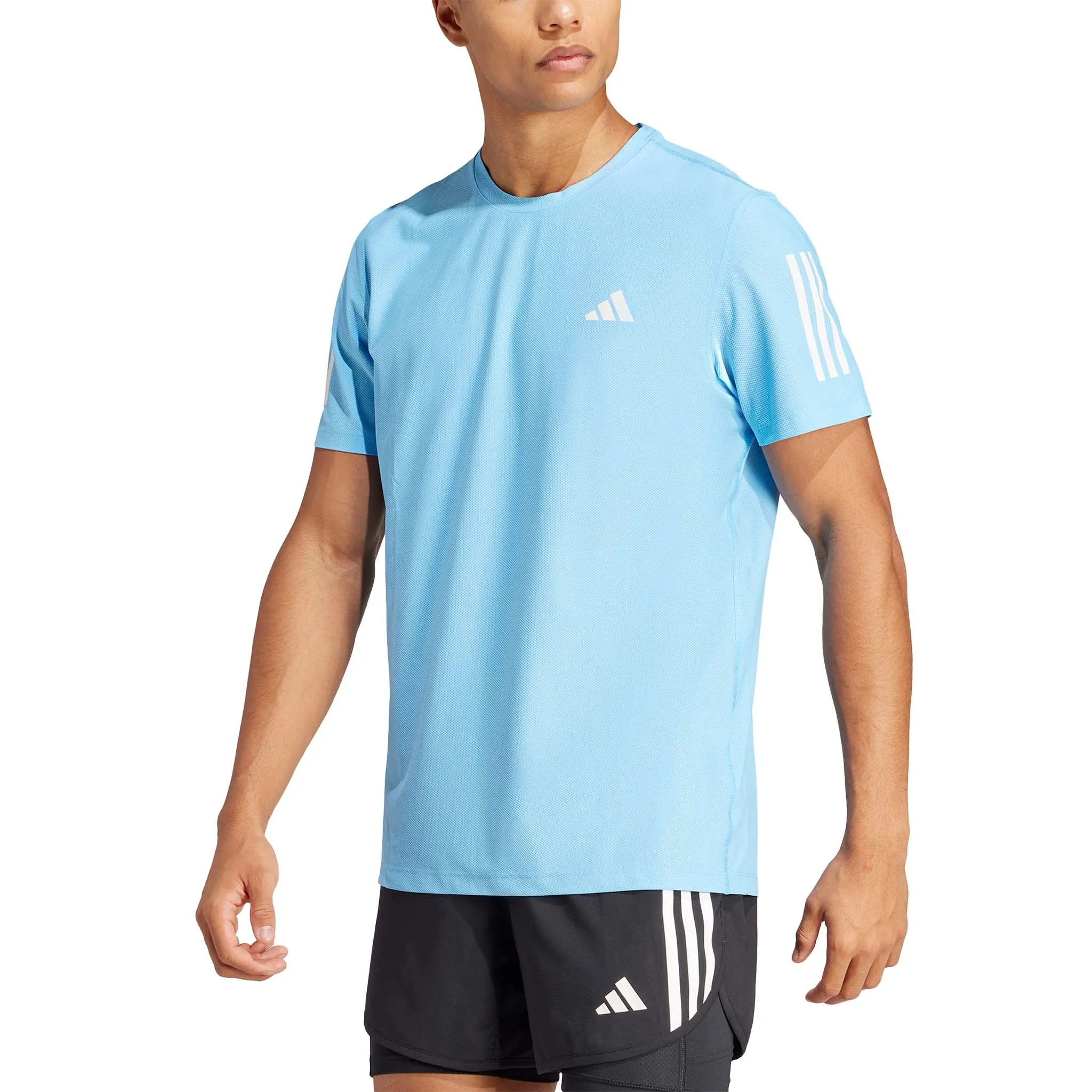 adidas | Men's Own The Run T-Shirt - Semi Blue Burst