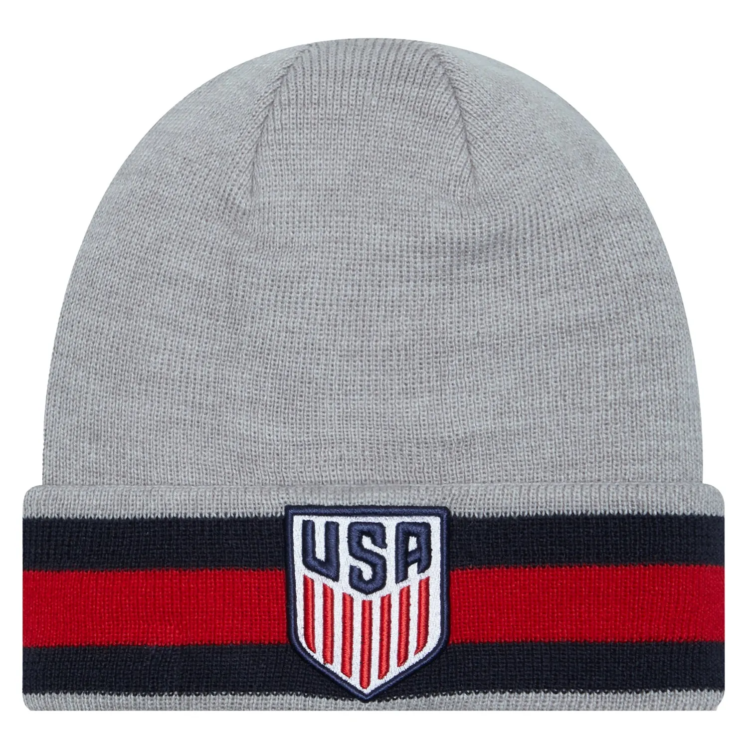 Adult New Era USMNT Grey Banded Knit