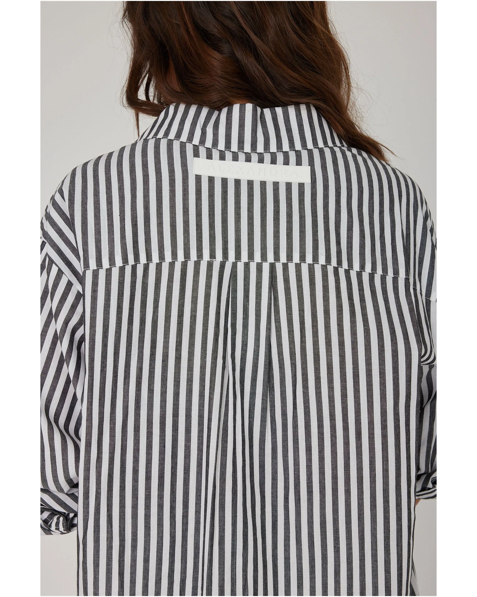 Alexandra Austin Shirt - Black Stripe