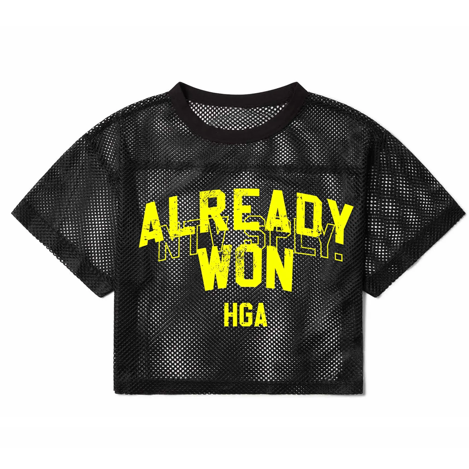 Already Won Practice Jersey - (Black/Yellow)