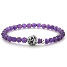 Anthem Amethyst Skull Bracelet