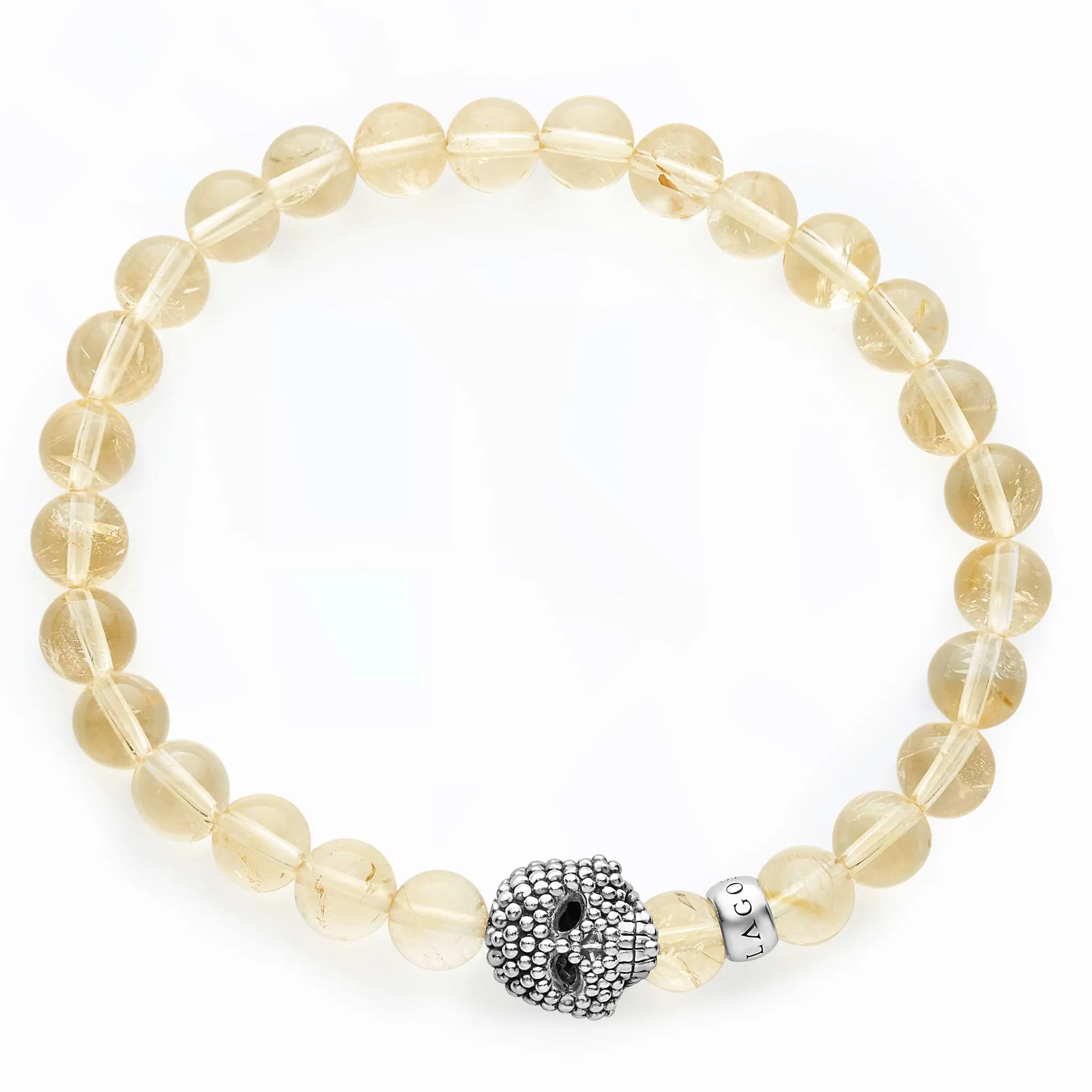 Anthem Citrine Skull Bracelet