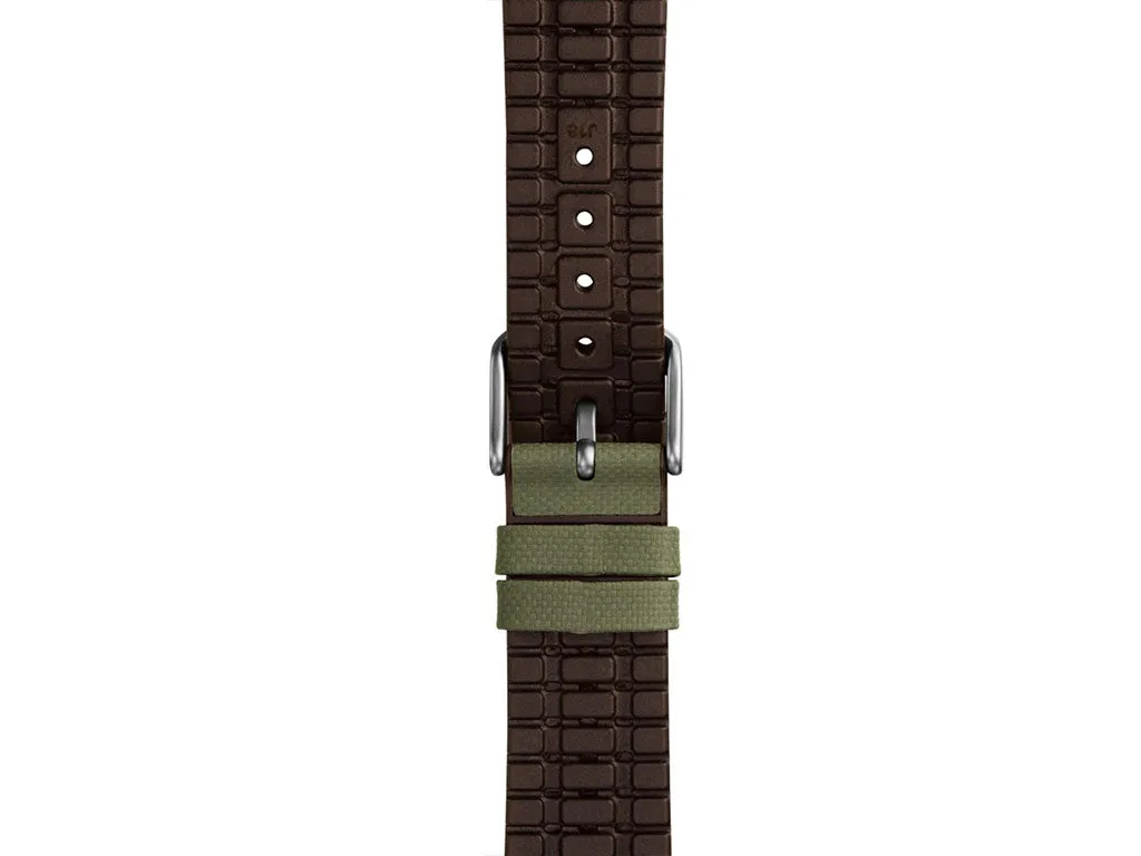 Arne Green/Brown Leather Strap