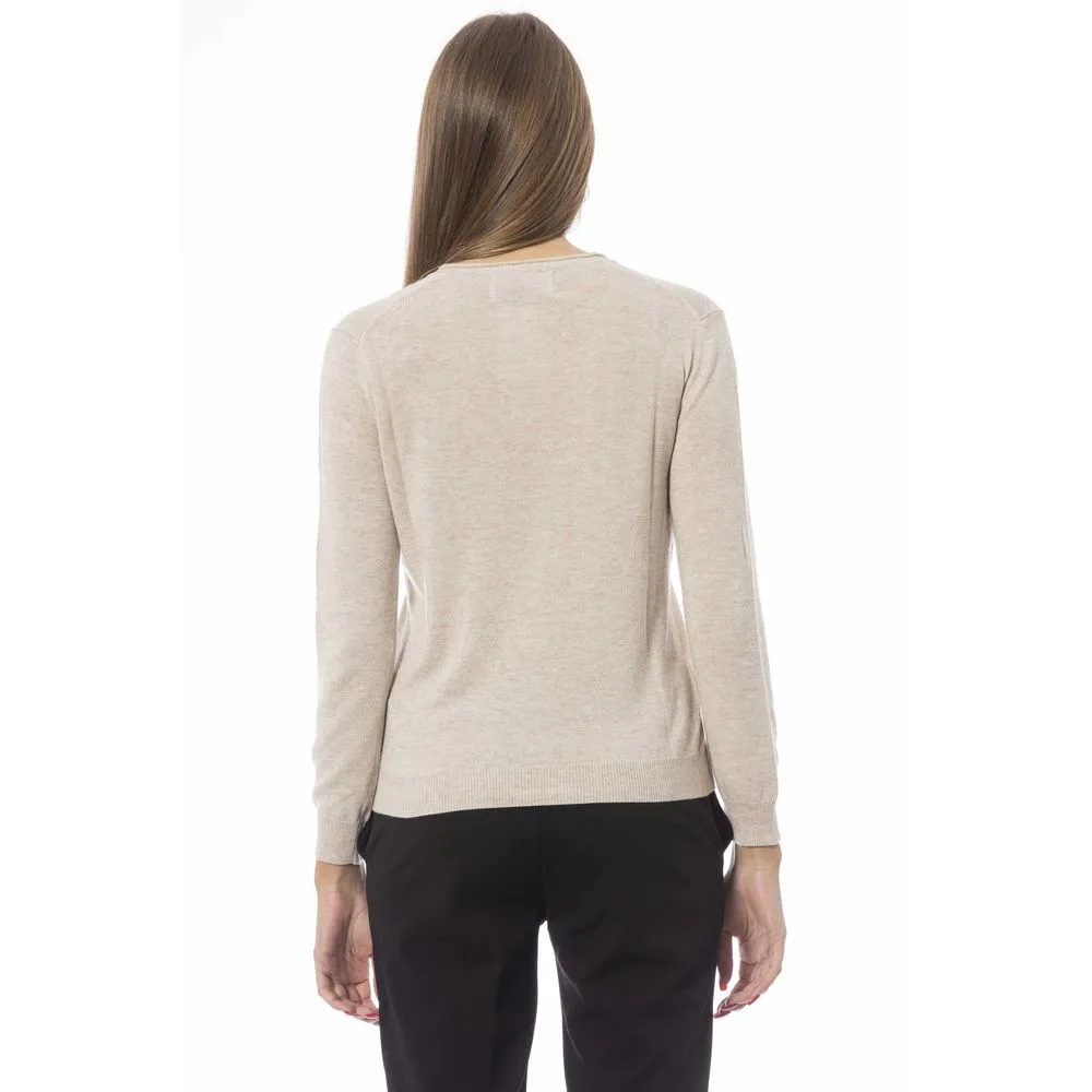 Baldinini Trend Beige Cashmere Women Women's Sweater