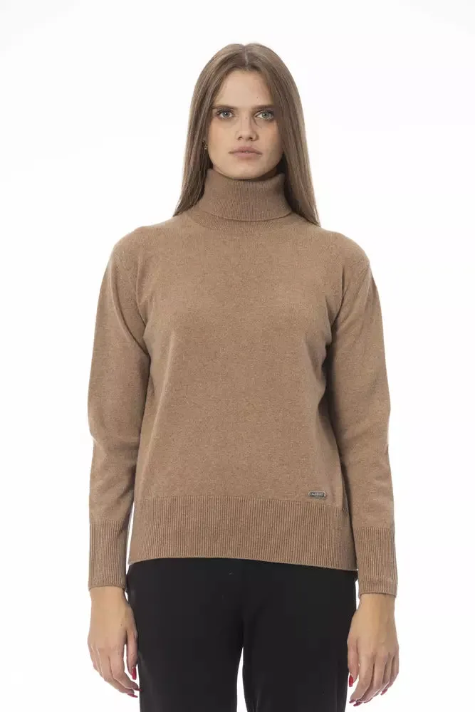 Baldinini Trend Beige Wool Women Women's Sweater