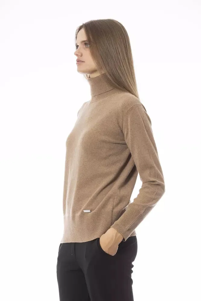 Baldinini Trend Beige Wool Women Women's Sweater