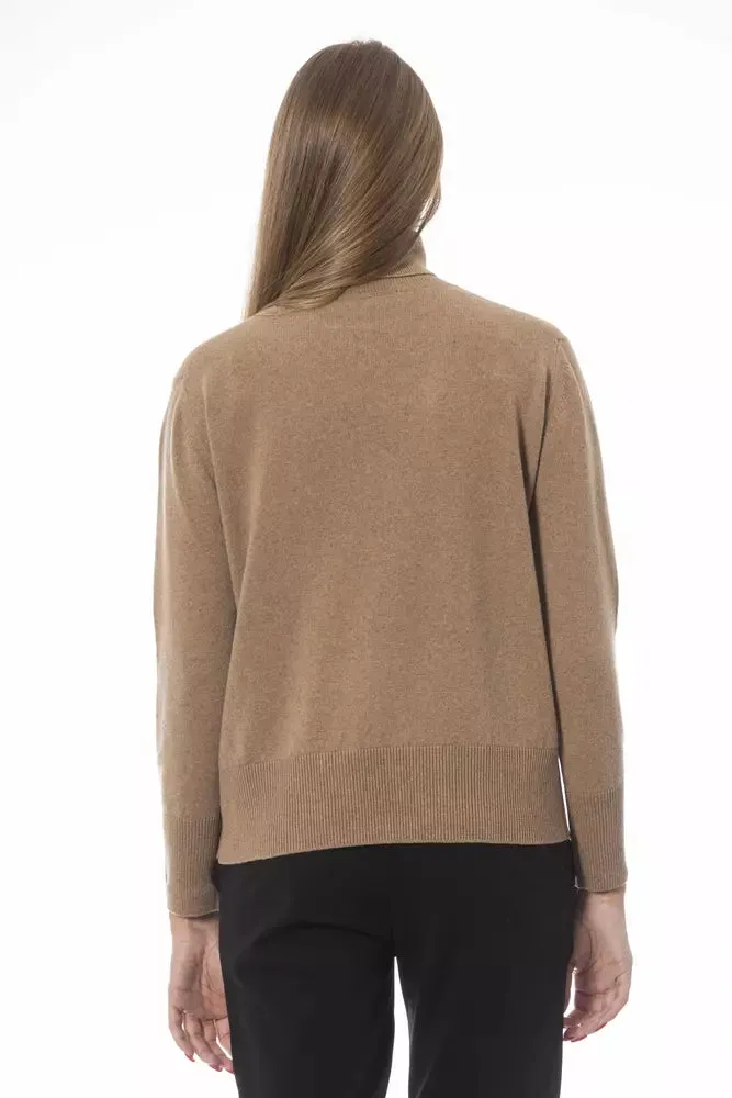 Baldinini Trend Beige Wool Women Women's Sweater