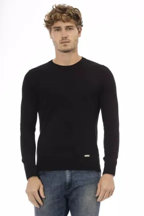 Baldinini Trend Black Wool Men Men's Sweater