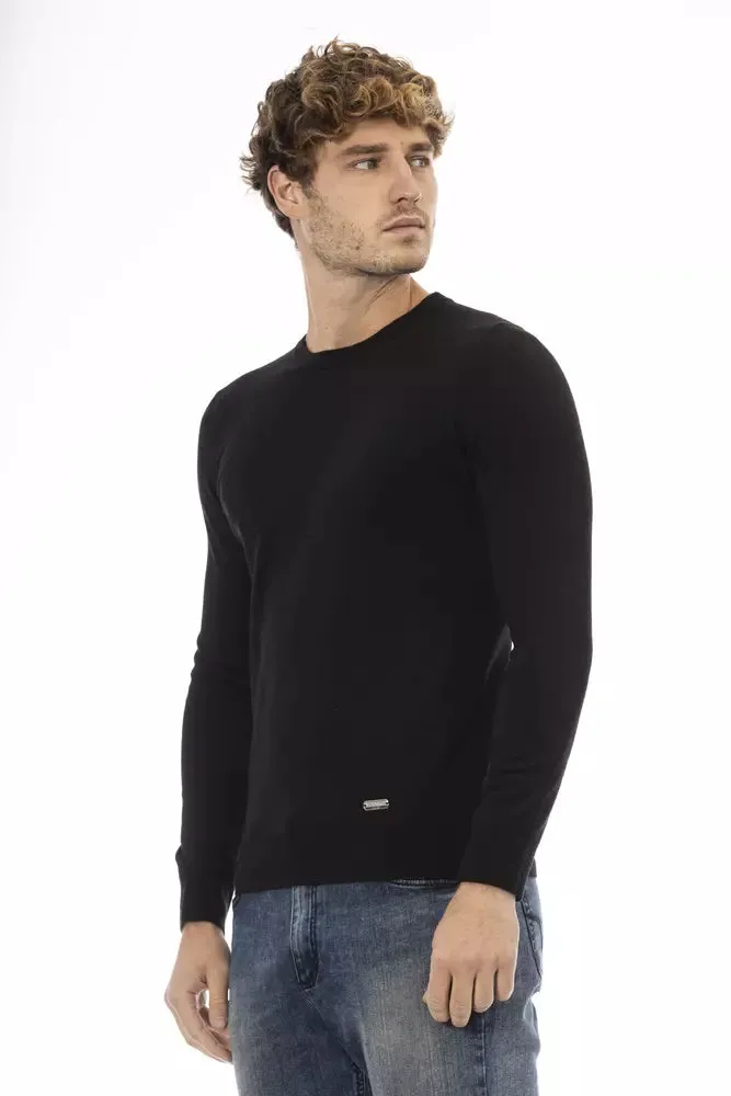 Baldinini Trend Black Wool Men Men's Sweater