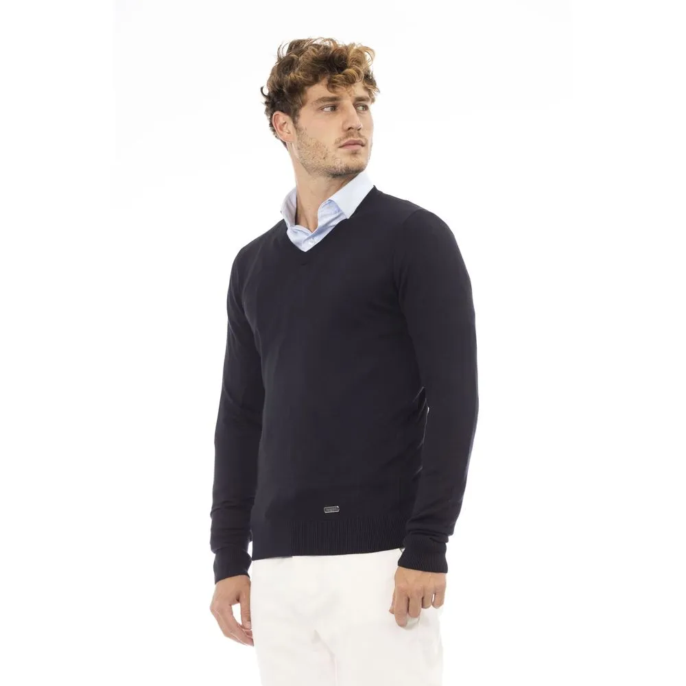 Baldinini Trend Blue Modal Men Men's Sweater