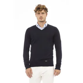 Baldinini Trend Blue Modal Men Men's Sweater