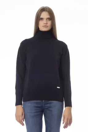 Baldinini Trend Blue Wool Women Women's Sweater