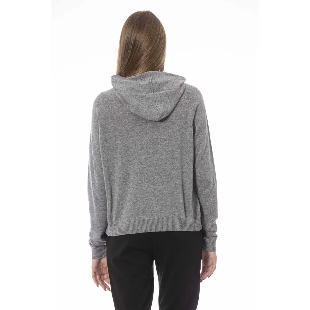 Baldinini Trend Gray Wool Women Women's Sweater