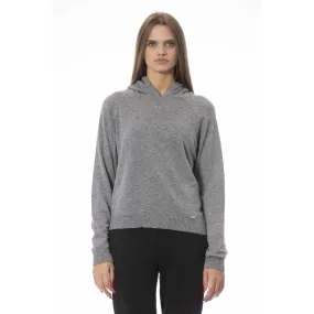 Baldinini Trend Gray Wool Women Women's Sweater