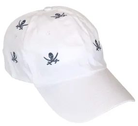 Baseball Cap White With Calico Jack