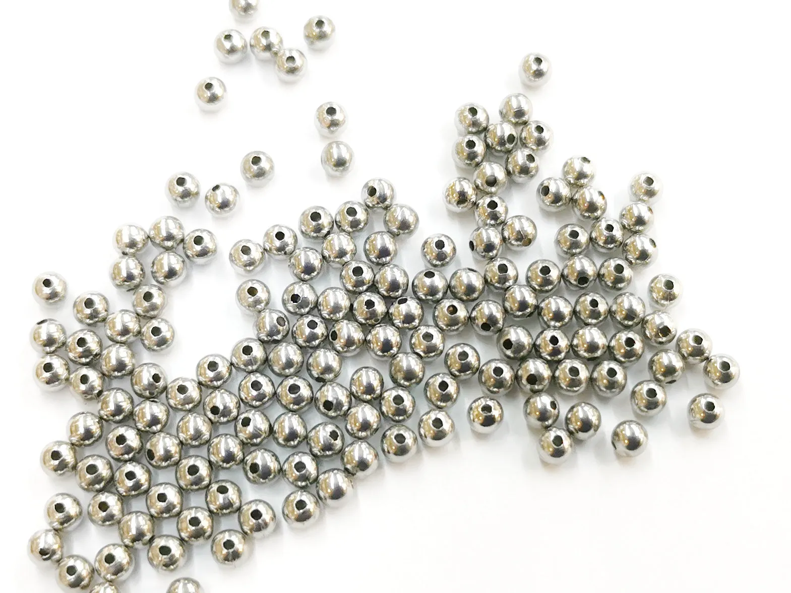 Bead, Brass, 3mm, Round, 288 Pieces | 銅珠, 3mm, 288粒