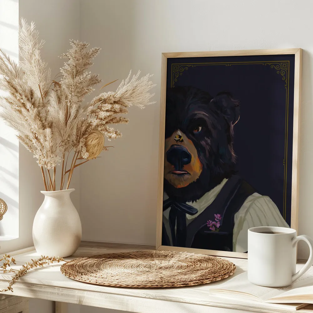 Bear - Stretched Canvas, Poster or Fine Art Print