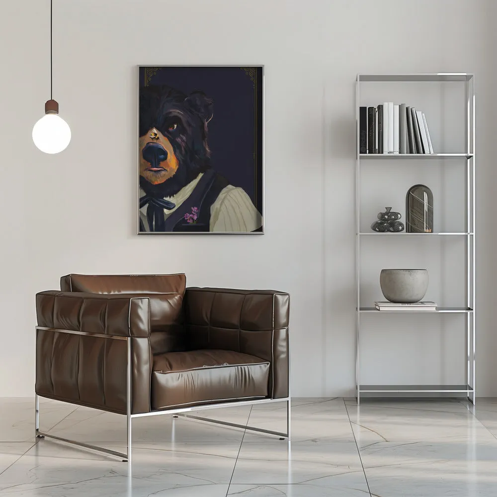 Bear - Stretched Canvas, Poster or Fine Art Print