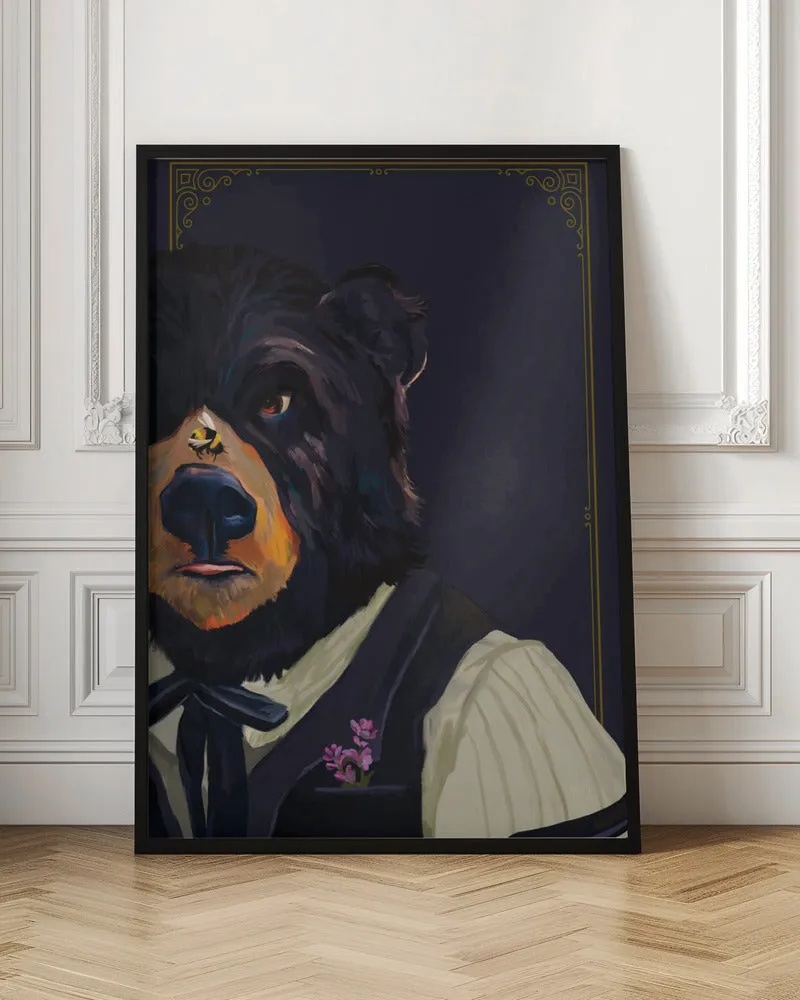 Bear - Stretched Canvas, Poster or Fine Art Print