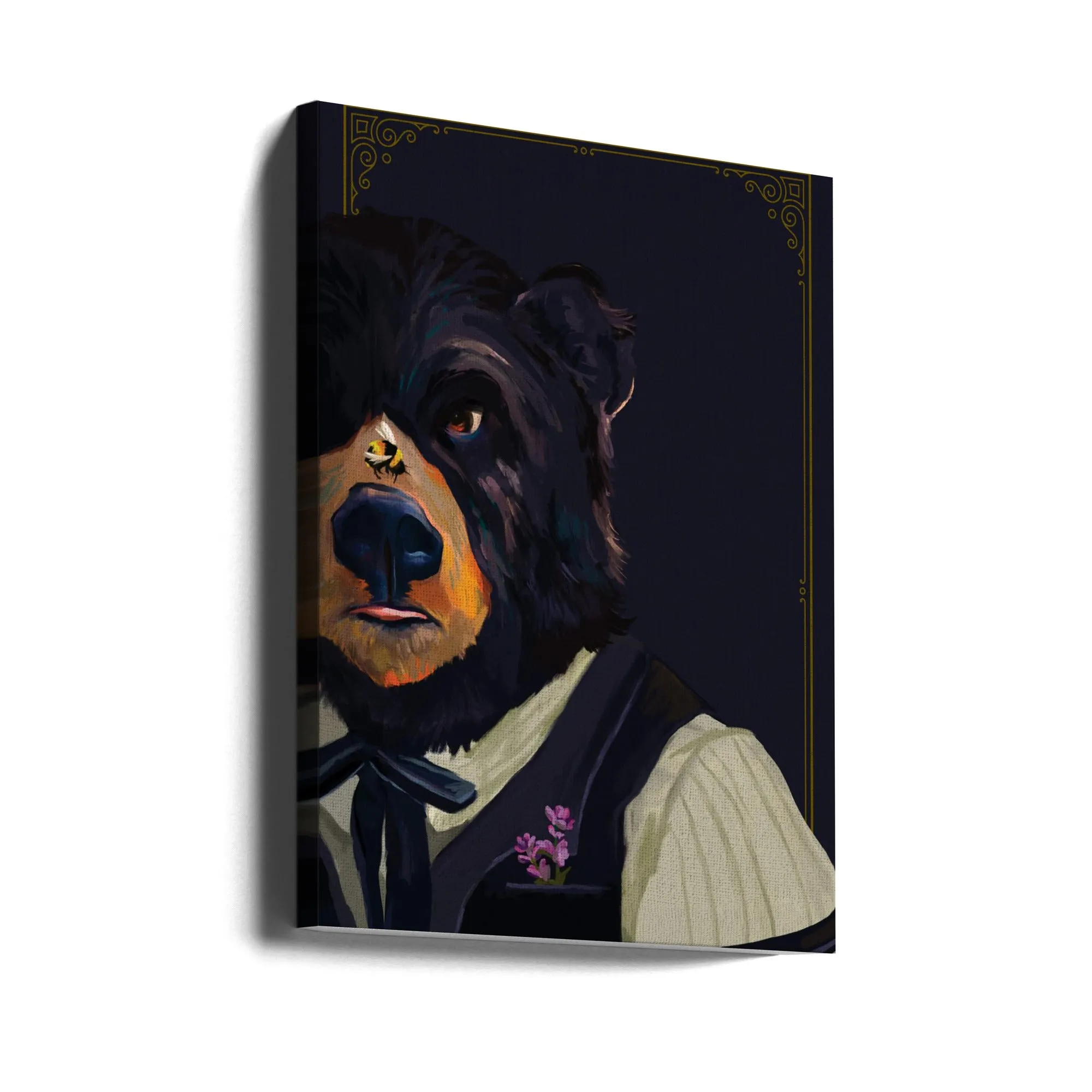 Bear - Stretched Canvas, Poster or Fine Art Print