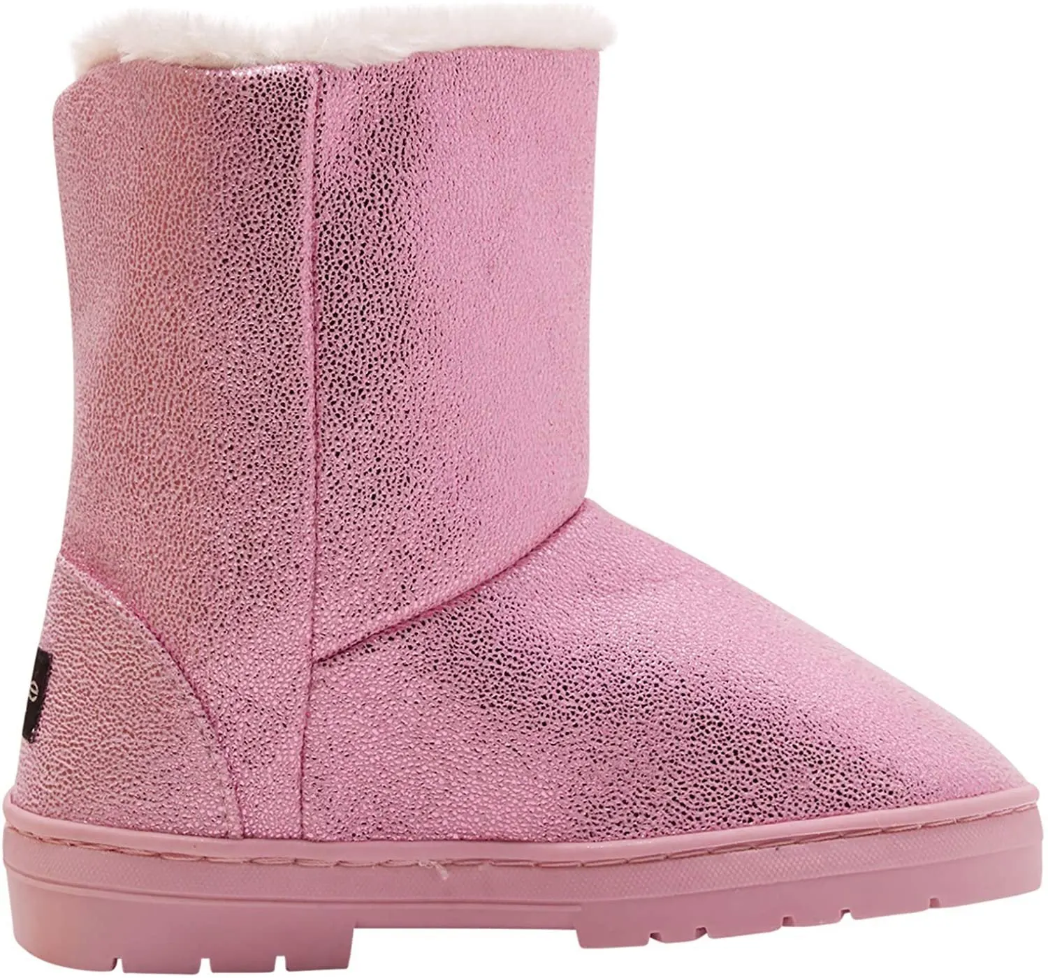 bebe Girls’ Shimmery Winter boot with Fur Trim (Toddler/Little Girl/Big Girl)