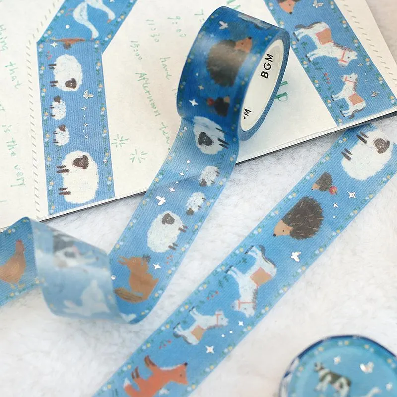 BGM Embroidered Ribbon Harvest Story Washi Tape