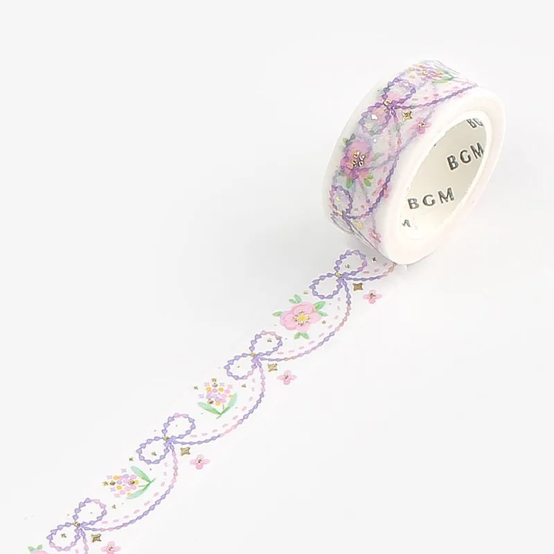 BGM Embroidery / Purple Washi Tape