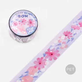 BGM Floral Cider Clear Tape