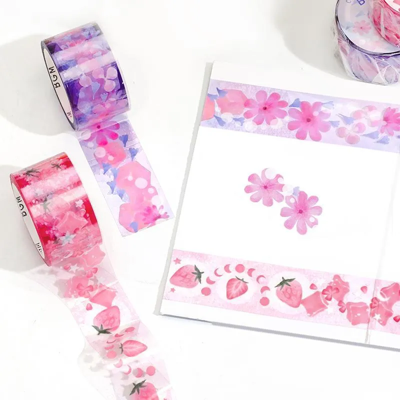 BGM Floral Cider Clear Tape