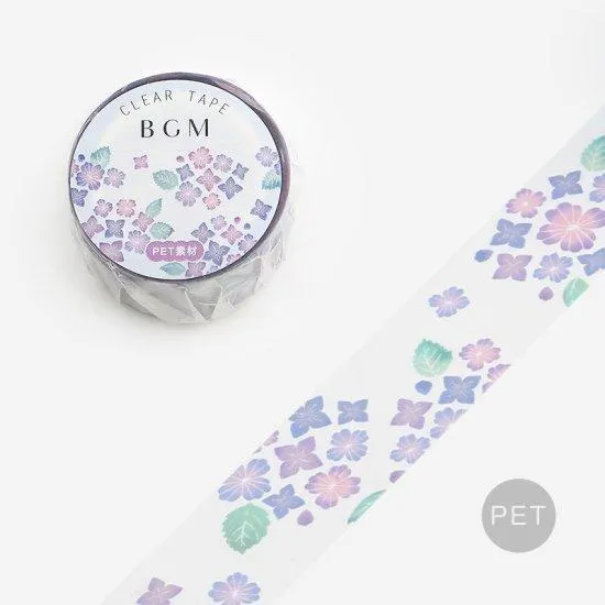 BGM Hydrangea Clear Tape