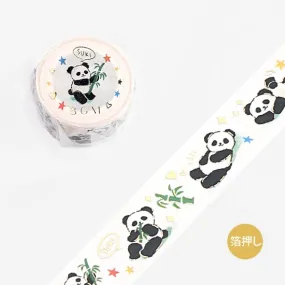 BGM Panda And Bamboo Washi Tape