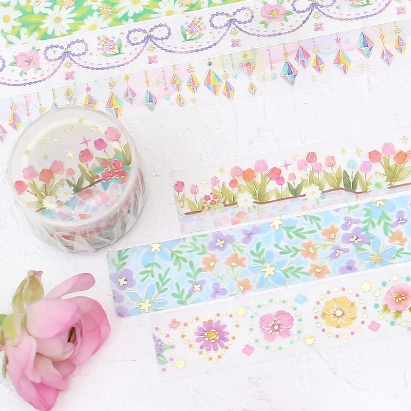 BGM Round Flower Washi Tape