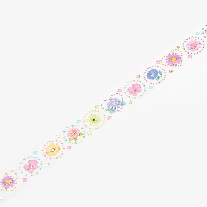 BGM Round Flower Washi Tape