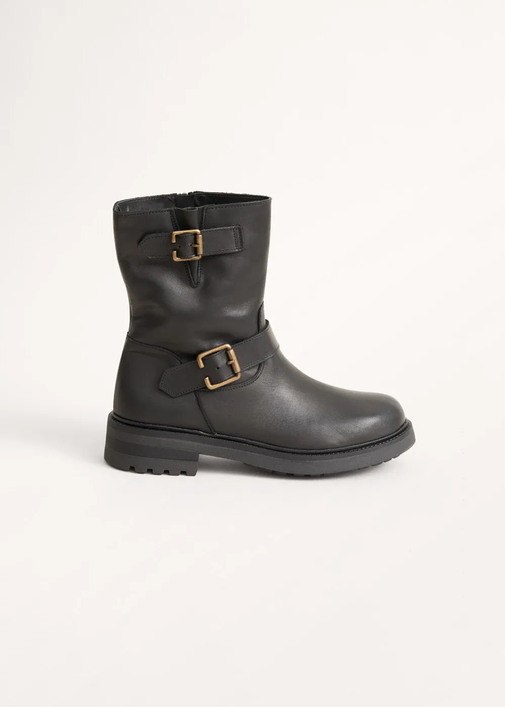 BIKER BOOT - BLACK