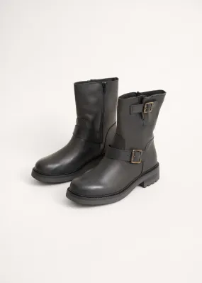 BIKER BOOT - BLACK