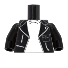 Biker Jacket - Custom Design Minifigure Torso