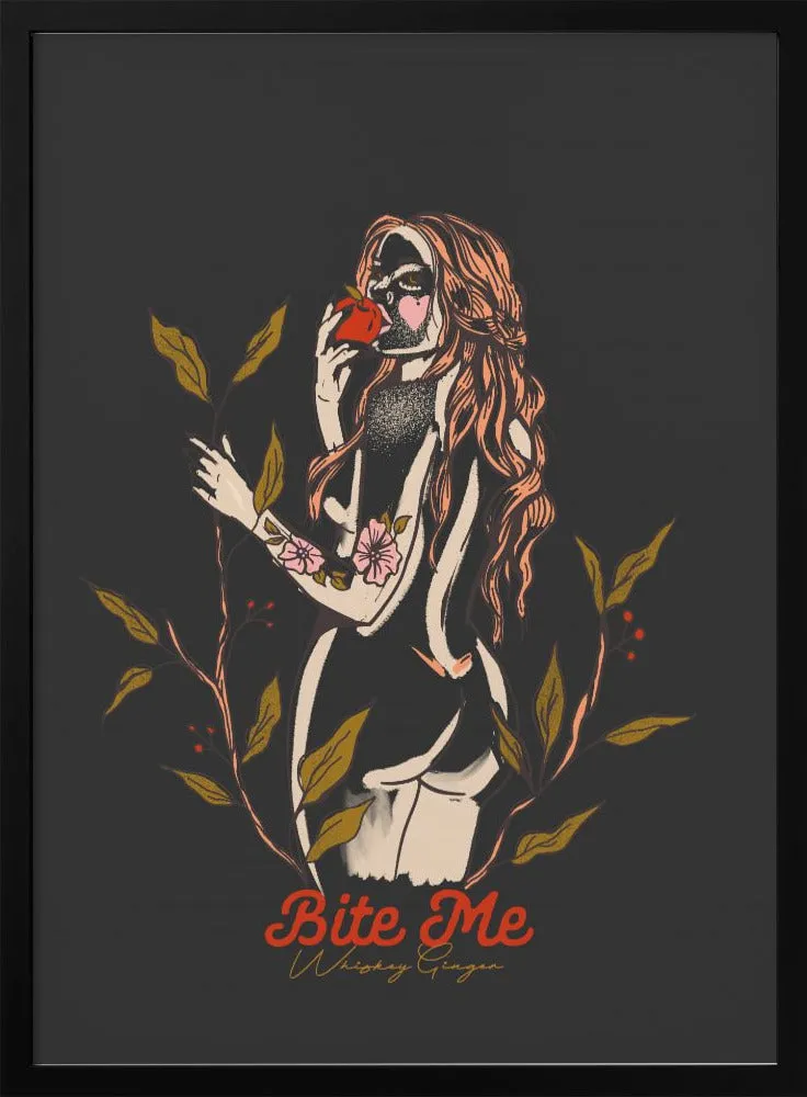 Bite Me Fix.png - Stretched Canvas, Poster or Fine Art Print