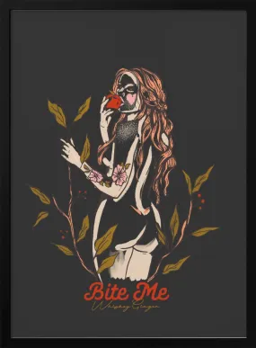 Bite Me Fix.png - Stretched Canvas, Poster or Fine Art Print