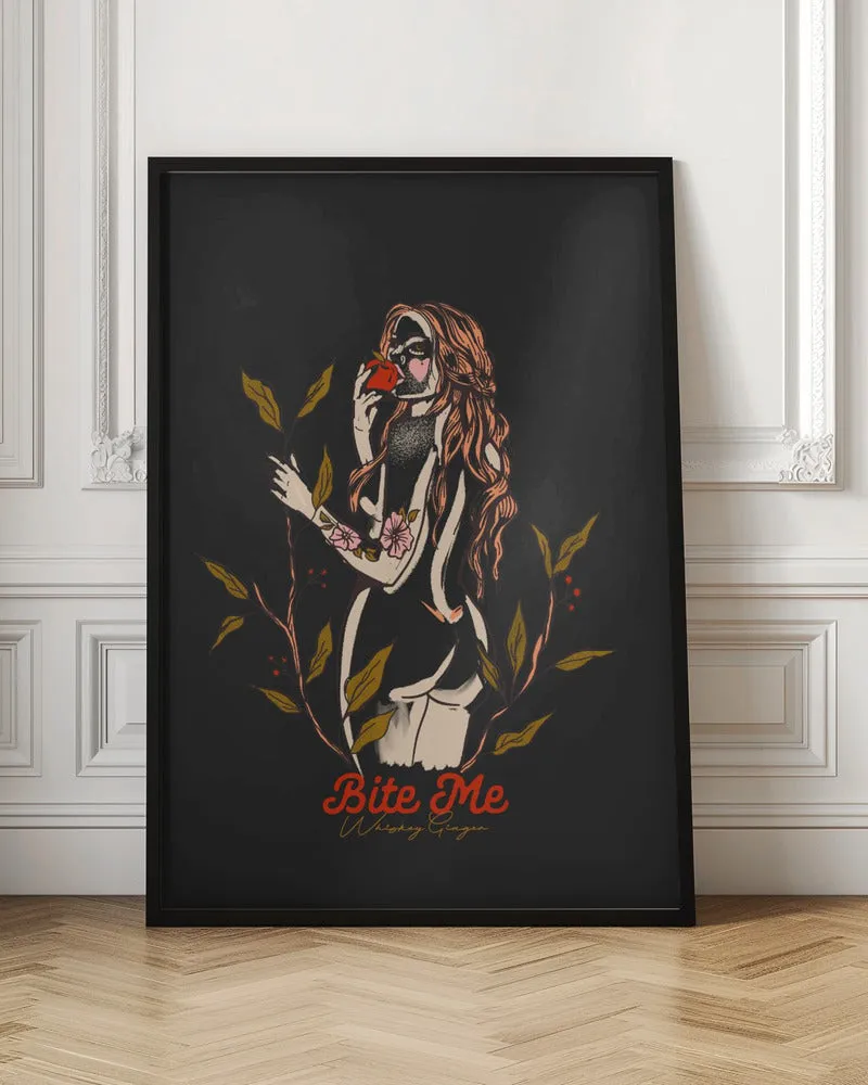 Bite Me Fix.png - Stretched Canvas, Poster or Fine Art Print