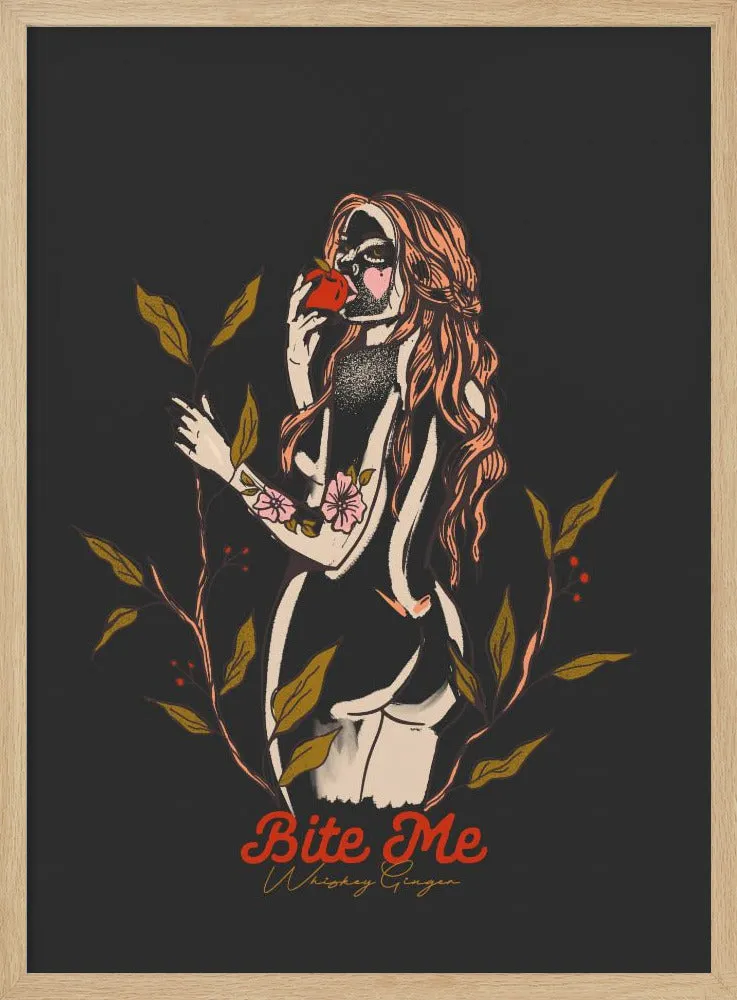 Bite Me Fix.png - Stretched Canvas, Poster or Fine Art Print