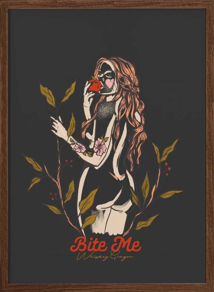 Bite Me Fix.png - Stretched Canvas, Poster or Fine Art Print