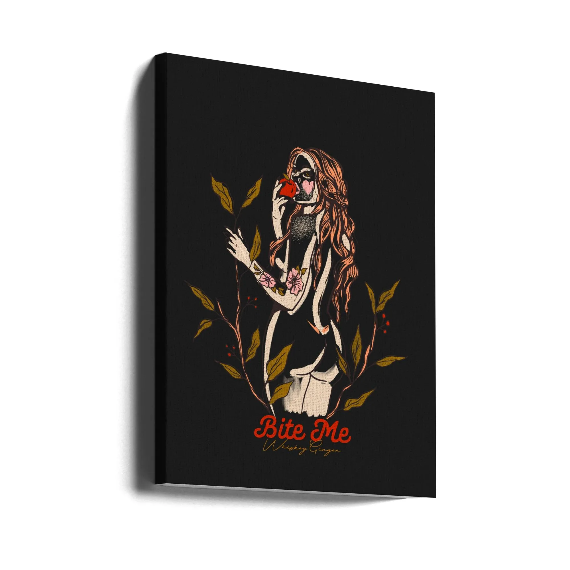 Bite Me Fix.png - Stretched Canvas, Poster or Fine Art Print