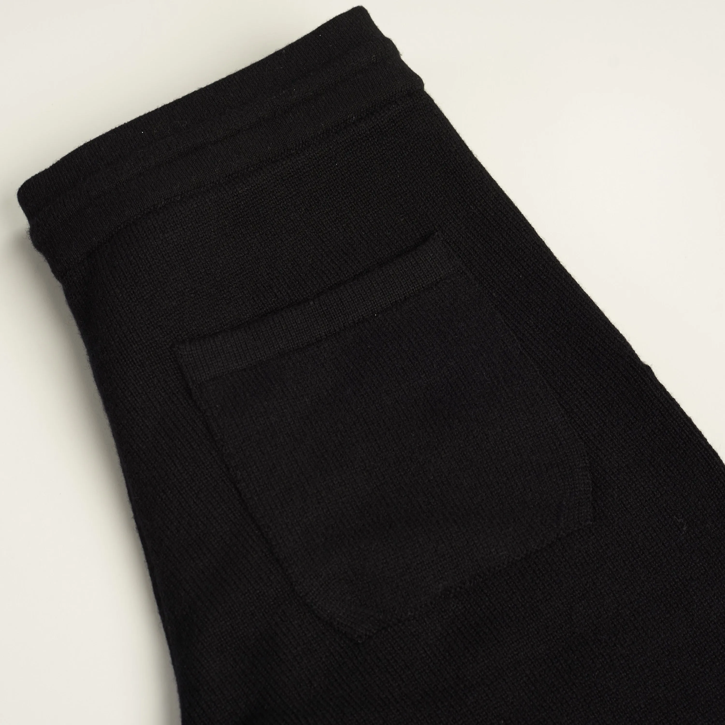 Black Jogger Pants - Cashmere, Relax Fit, Lounge