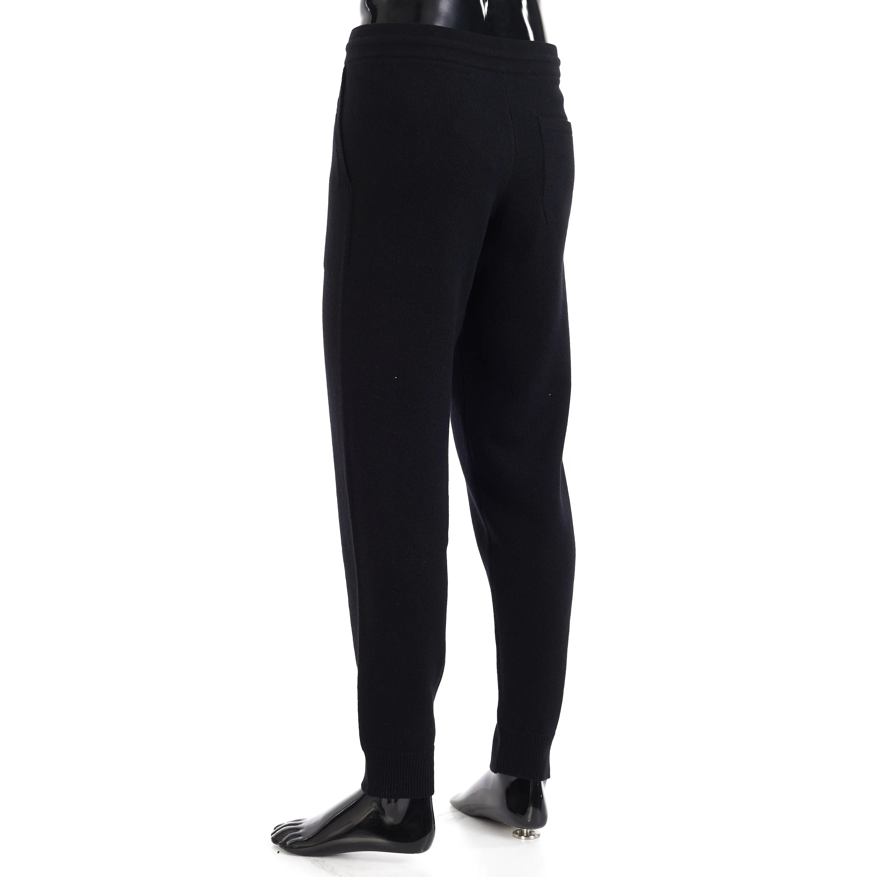 Black Jogger Pants - Cashmere, Relax Fit, Lounge