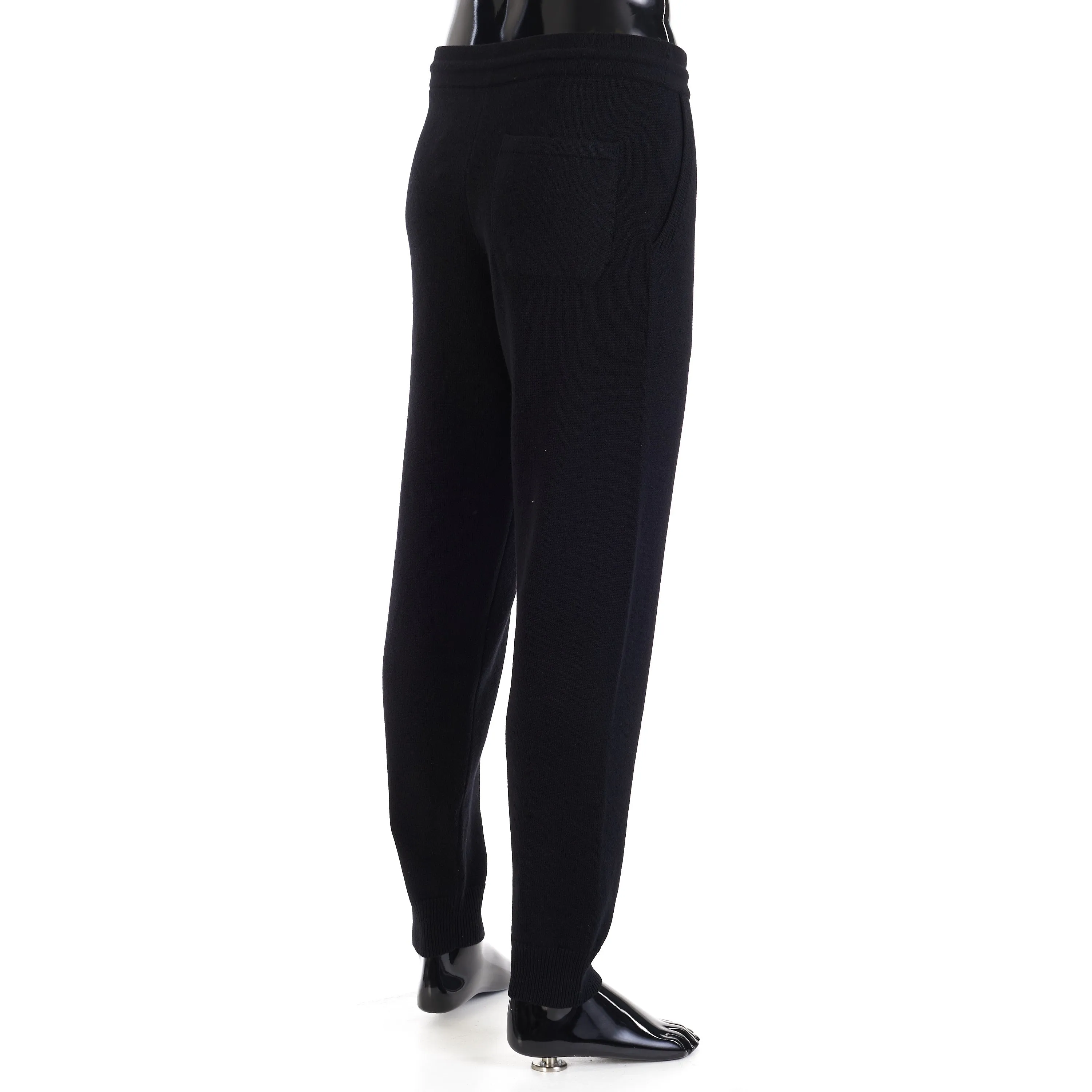 Black Jogger Pants - Cashmere, Relax Fit, Lounge