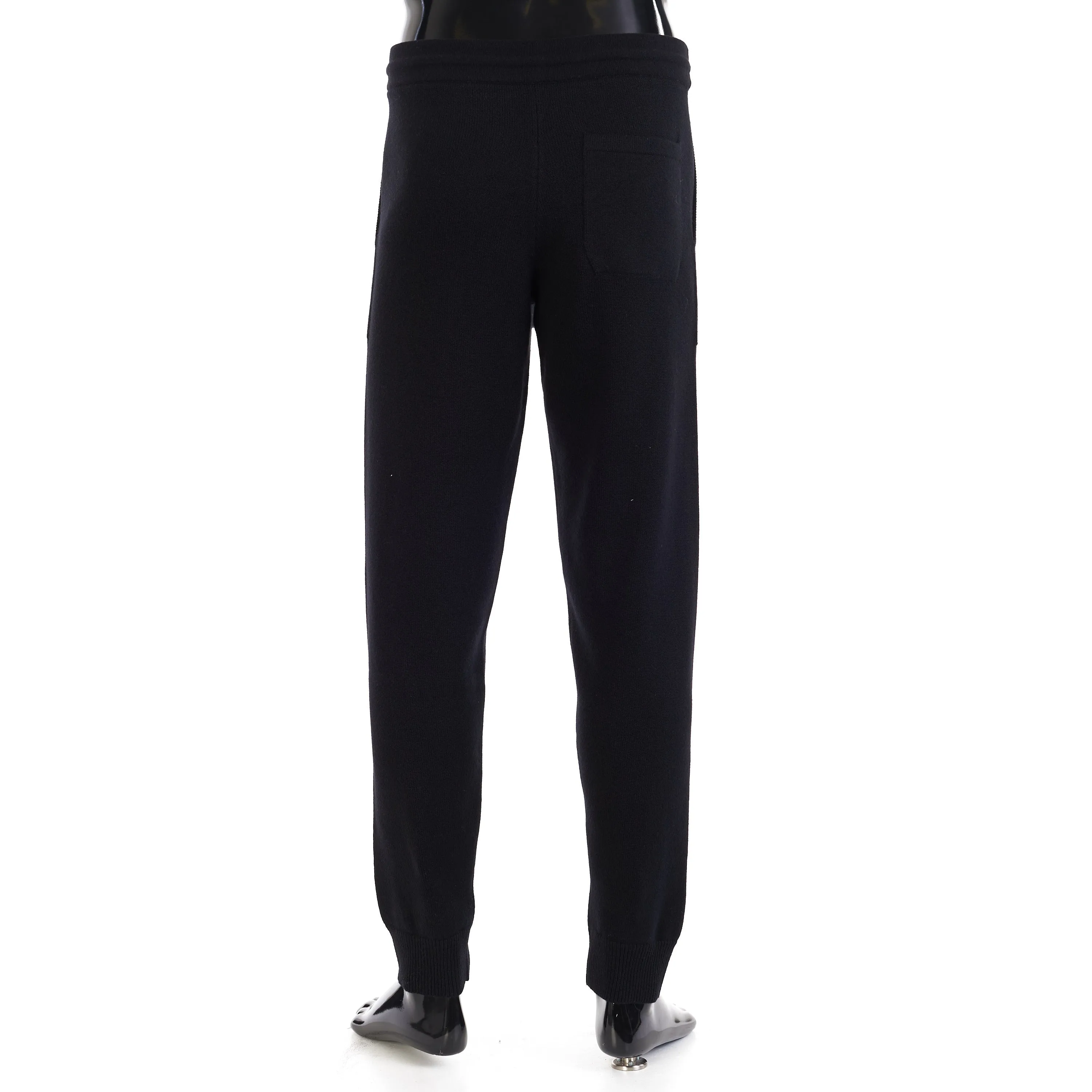 Black Jogger Pants - Cashmere, Relax Fit, Lounge